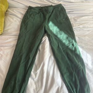 Vintage Champion Men's Dark Green Joggers